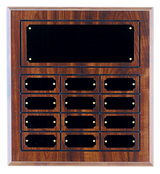 Cherry Finish Perpetual Plaque