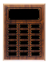 Cherry Finish Perpetual Plaque
