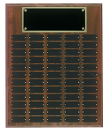 Cherry Finish Perpetual Plaque