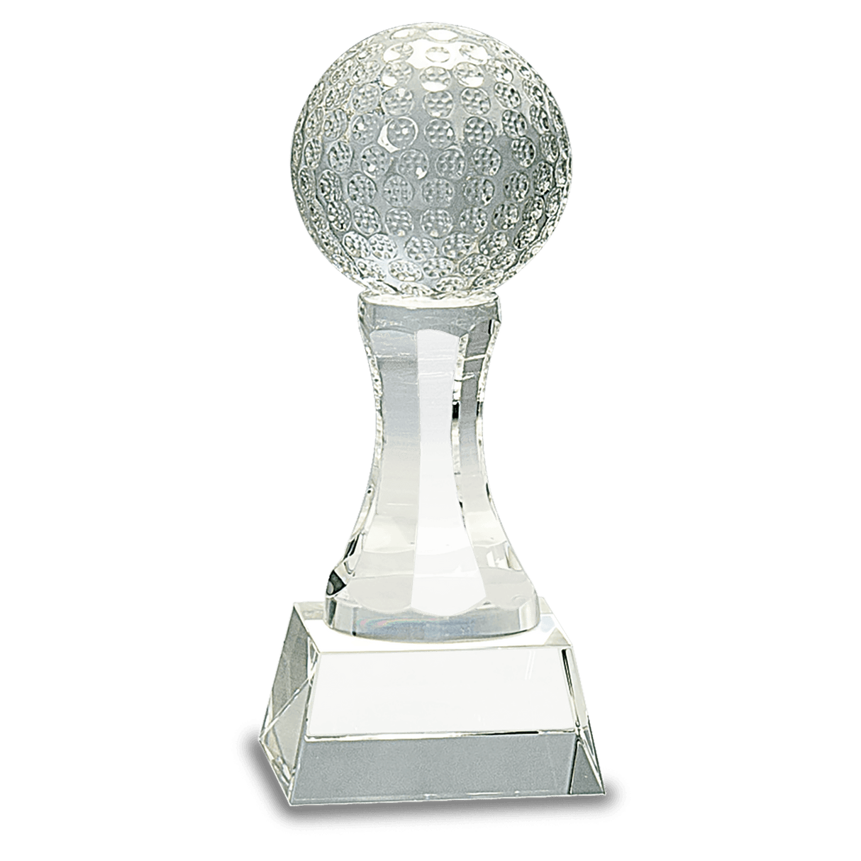 Crystal Golf Ball on Pedestal Base