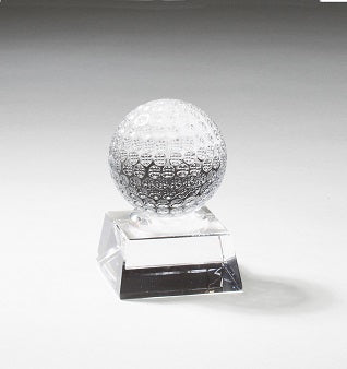 Golf Ball Optical Crystal Award