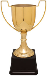 Zinc Metal Golf Trophy Cup on Black Base