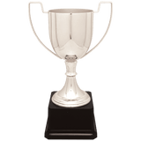 Zinc Metal Golf Trophy Cup on Black Base