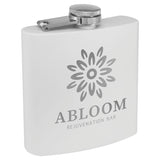 Personalized Stainless Steel 6oz Colored Flask