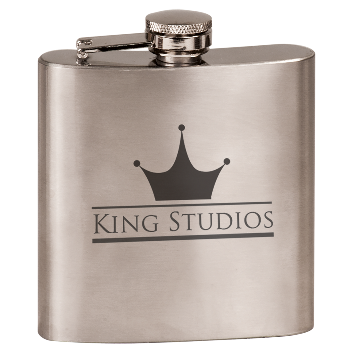 Personalized Stainless Steel 6oz Colored Flask