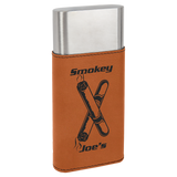 Customized Wrapped Cigar Case with Cutter