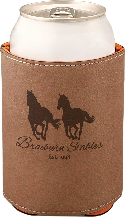 Custom Leatherette Can Cooler