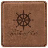Leatherette Coaster Set