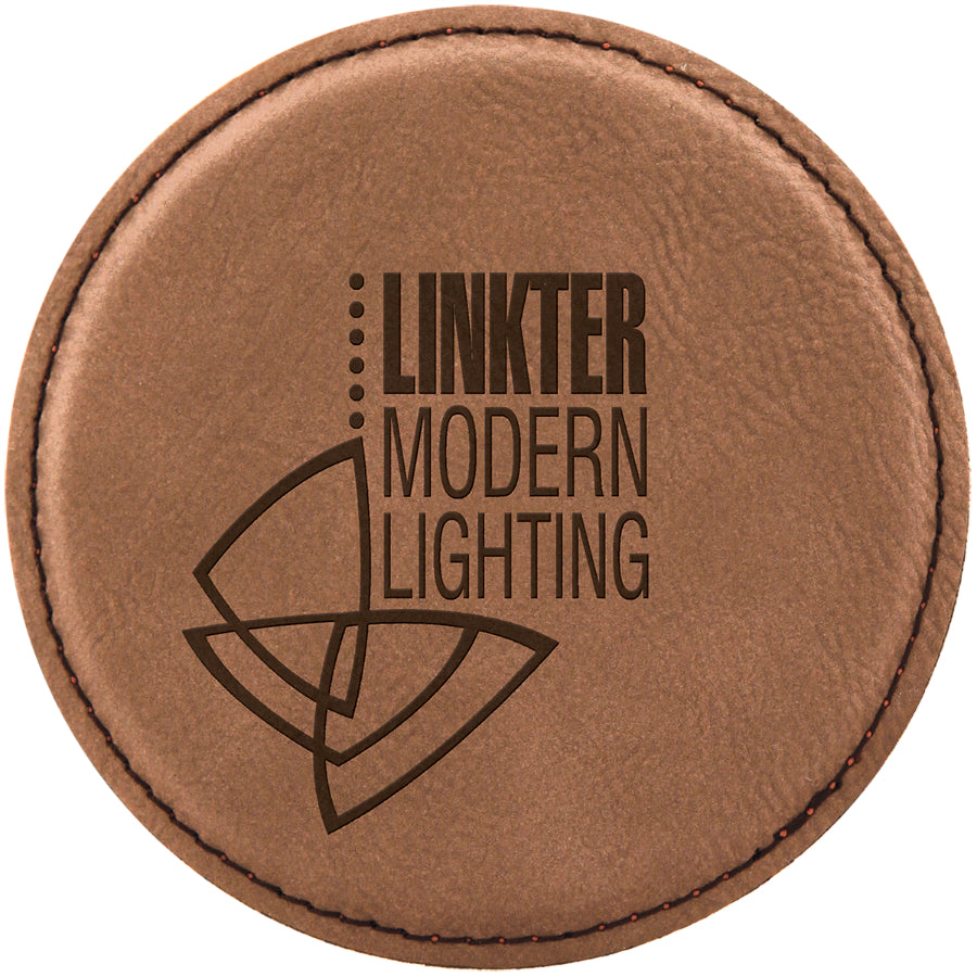 Leatherette Coaster Set
