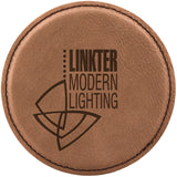 Leatherette Coaster Set
