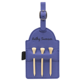 Custom Leatherette Bag Tag w/Wooden Tees