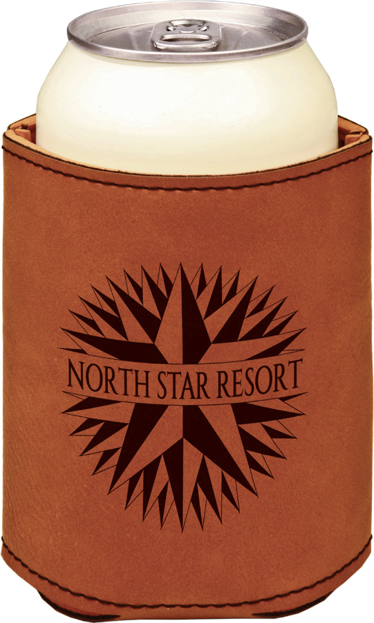 Custom Leatherette Can Cooler