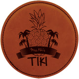 Leatherette Coaster Set