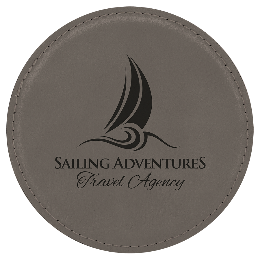 Leatherette Coaster Set