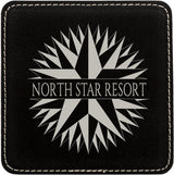 Leatherette Coaster Set
