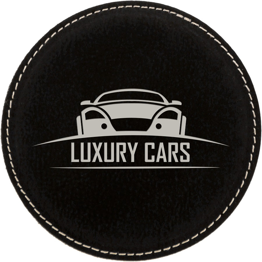 Leatherette Coaster Set