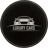 Leatherette Coaster Set