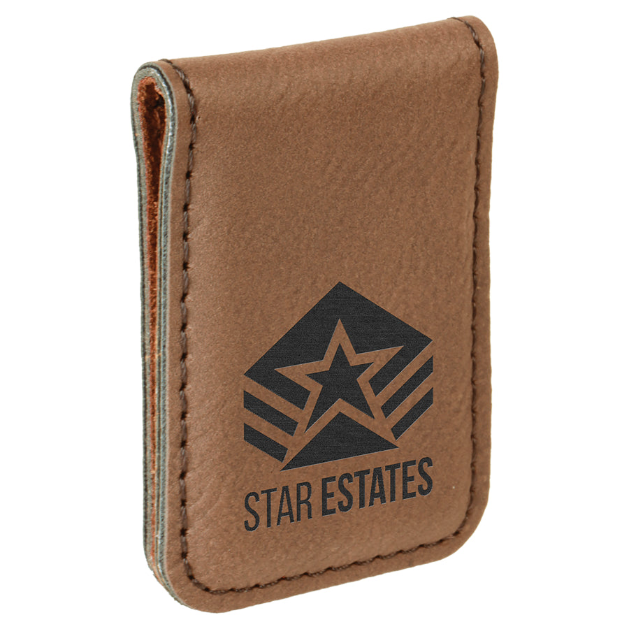 Custom Leatherette Money Clip