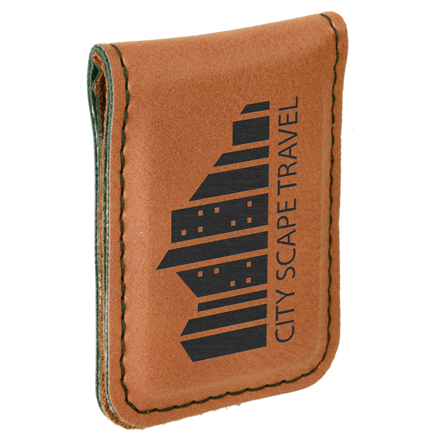 Custom Leatherette Money Clip