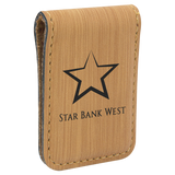Custom Leatherette Money Clip