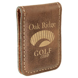 Custom Leatherette Money Clip