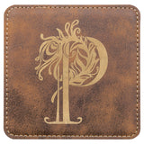 Leatherette Coaster Set