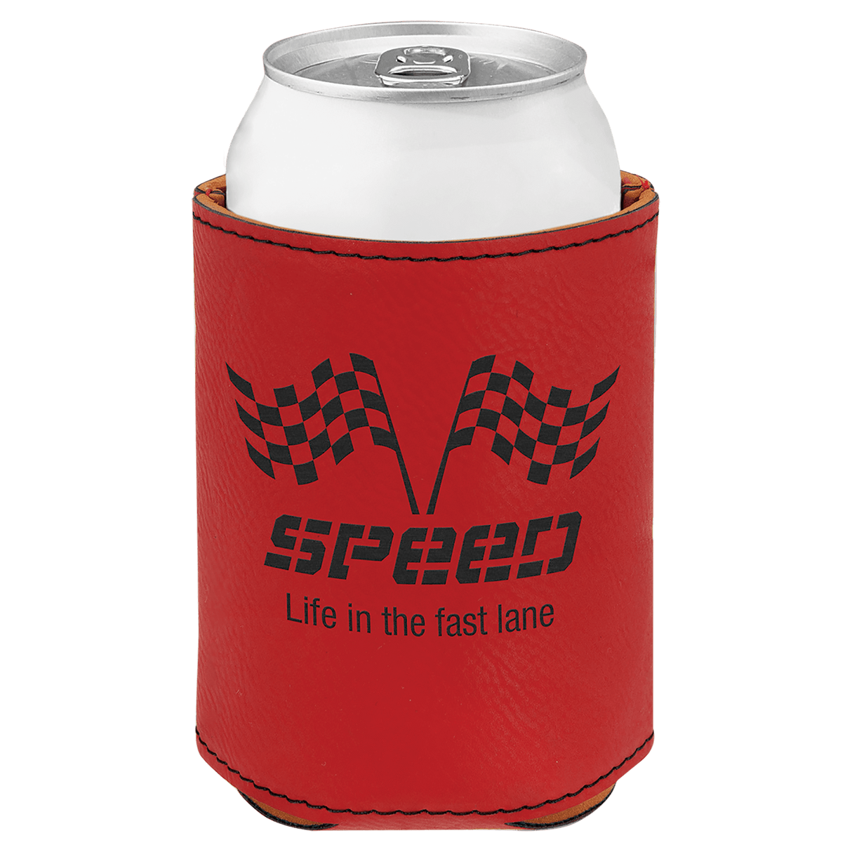 Custom Leatherette Can Cooler