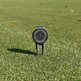 Deluxe Personalized Divot Tool / Hat Clip Golf Ball Marker Set