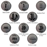 Deluxe Personalized Divot Tool / Hat Clip Golf Ball Marker Set