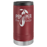 Custom Stainless Steel Colored Slim Beverage Holder