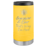 Custom Stainless Steel Colored Slim Beverage Holder
