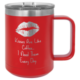 Custom Stainless Steel 15oz Colored Coffee Mug