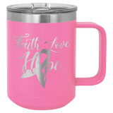 Custom Stainless Steel 15oz Colored Coffee Mug