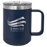 Custom Stainless Steel 15oz Colored Coffee Mug