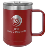 Custom Stainless Steel 15oz Colored Coffee Mug