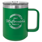 Custom Stainless Steel 15oz Colored Coffee Mug