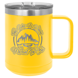 Custom Stainless Steel 15oz Colored Coffee Mug