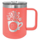 Custom Stainless Steel 15oz Colored Coffee Mug
