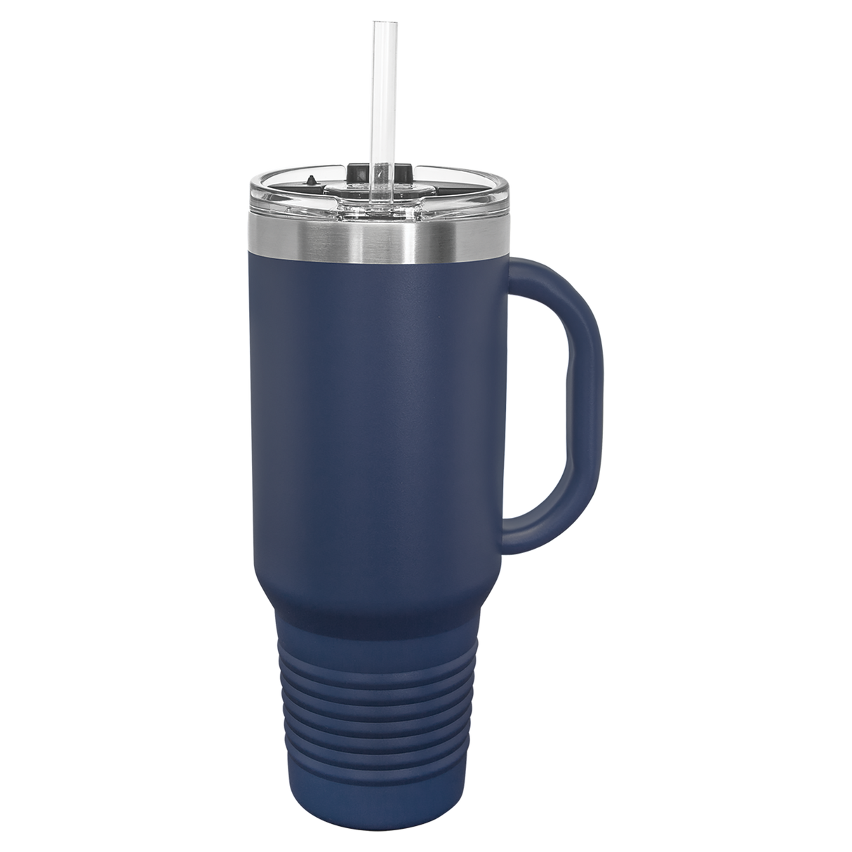Custom  Stainless Steel 40oz Colored Travel Mug w/Straw