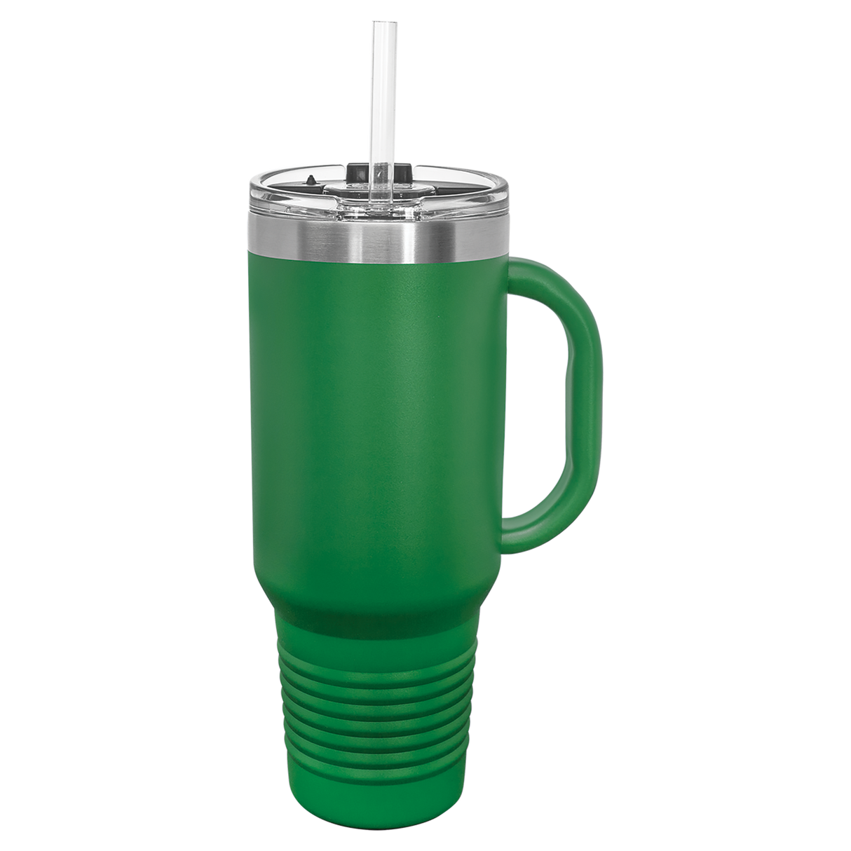 Custom  Stainless Steel 40oz Colored Travel Mug w/Straw