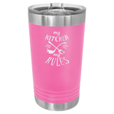 Custom  Stainless Steel 16oz Colored Tumbler