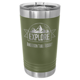 Custom  Stainless Steel 16oz Colored Tumbler