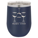 Custom Stainless Steel Stemless Wine Glass