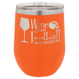 Custom Stainless Steel Stemless Wine Glass