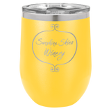 Custom Stainless Steel Stemless Wine Glass