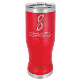Custom Stainless Steel Colored Pilsner Tumbler