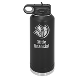 Custom  Stainless Steel 40oz Colored Water Bottle