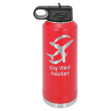 Custom  Stainless Steel 40oz Colored Water Bottle