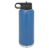 Custom  Stainless Steel 40oz Colored Water Bottle
