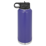 Custom  Stainless Steel 40oz Colored Water Bottle